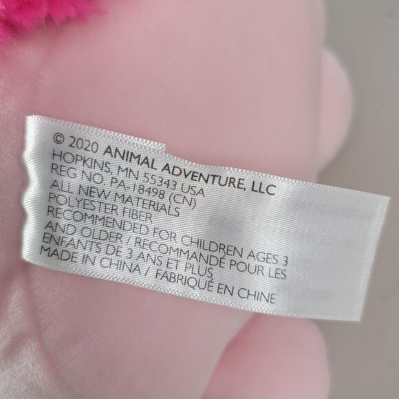 2/$15 Animal Adventure Cat Plush Pink 7.5" Fuzzy Tail Cutie Pie Squishy 2020 - Picture 9 of 11